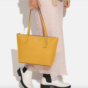 Coach Yellow Tote Bag